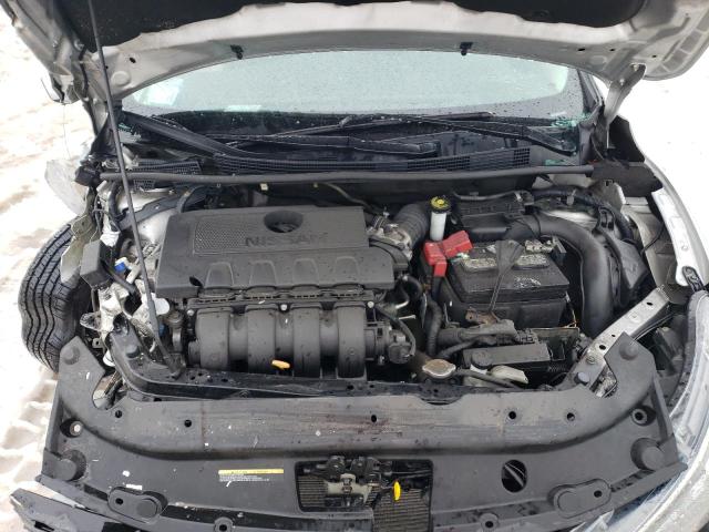 3N1AB7AP5KY375574 - 2019 NISSAN SENTRA S SILVER photo 11