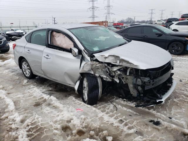 3N1AB7AP5KY375574 - 2019 NISSAN SENTRA S SILVER photo 4