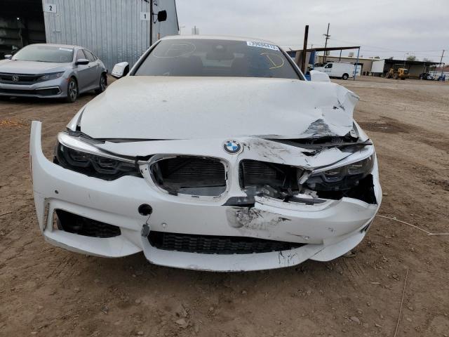 WBA4Z1C57JEC70836 - 2018 BMW 430I WHITE photo 5