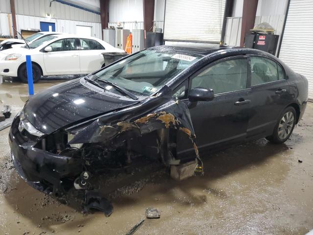 19XFA16979E019233 - 2009 HONDA CIVIC EXL BLACK photo 1