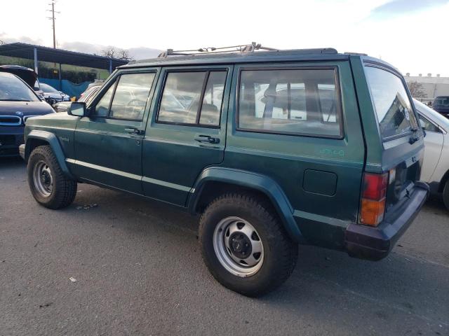 1J4FJ28S5PL646288 - 1993 JEEP CHEROKEE GREEN photo 2