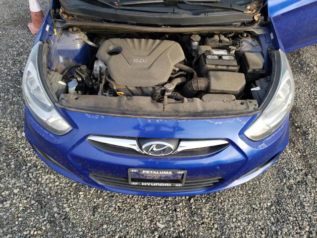 KMHCT4AE8DU414028 - 2013 HYUNDAI ACCENT GLS BLUE photo 11