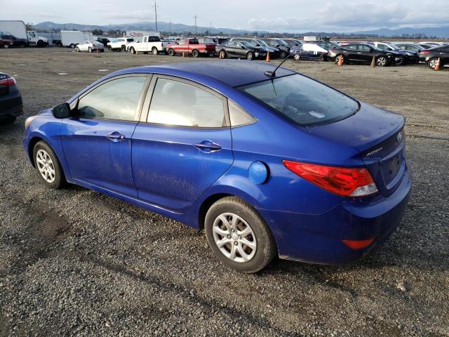 KMHCT4AE8DU414028 - 2013 HYUNDAI ACCENT GLS BLUE photo 2