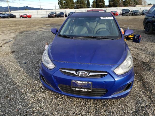 KMHCT4AE8DU414028 - 2013 HYUNDAI ACCENT GLS BLUE photo 5