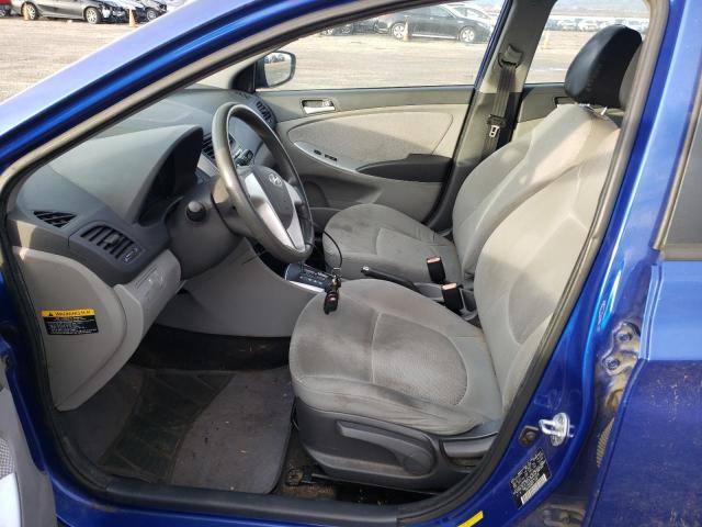 KMHCT4AE8DU414028 - 2013 HYUNDAI ACCENT GLS BLUE photo 7