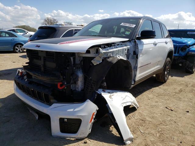 1C4RJHCGXN8623856 - 2022 JEEP GRAND CHER TRAILHAWK WHITE photo 1