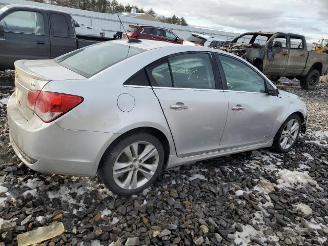 1G1PG5SB6F7279615 - 2015 CHEVROLET CRUZE LTZ SILVER photo 3