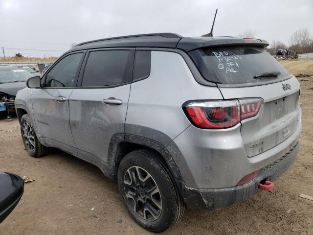 3C4NJDDBXLT189463 - 2020 JEEP COMPASS TRAILHAWK SILVER photo 2