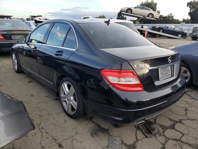 WDDGF5EB6AF442693 - 2010 MERCEDES-BENZ C 300 BLACK photo 2