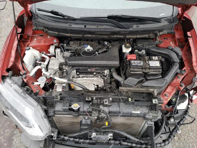 5N1AT2MVXKC704197 - 2019 NISSAN ROGUE S RED photo 12