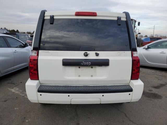 1J8HH48K99C558166 - 2009 JEEP COMMANDER SPORT WHITE photo 6