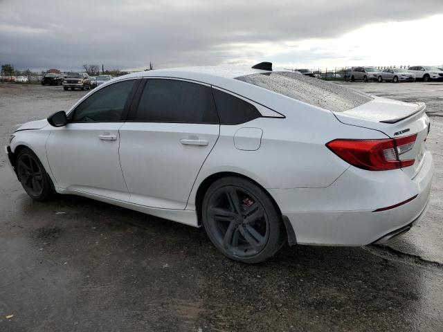 1HGCV1F32MA096009 - 2021 HONDA ACCORD SPORT WHITE photo 2