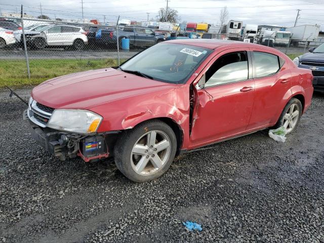 1C3CDZCB4CN291178 - 2012 DODGE AVENGER SXT RED photo 1