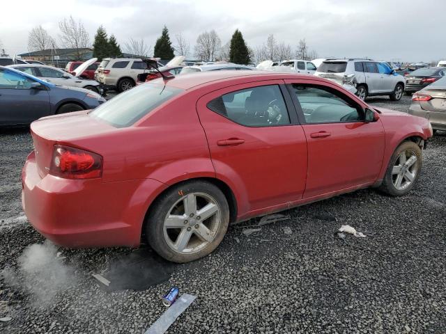 1C3CDZCB4CN291178 - 2012 DODGE AVENGER SXT RED photo 3