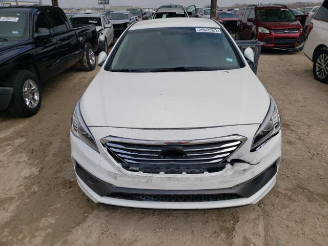 5NPE34AF4FH123691 - 2015 HYUNDAI SONATA SPORT WHITE photo 5