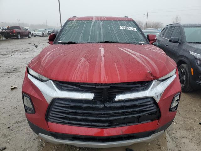 3GNKBHR44NS127929 - 2022 CHEVROLET BLAZER 2LT RED photo 5