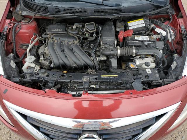 3N1CN7AP6HL857296 - 2017 NISSAN VERSA S RED photo 11