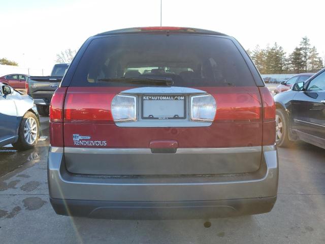 3G5DA03E25S550328 - 2005 BUICK RENDEZVOUS CX BURGUNDY photo 6