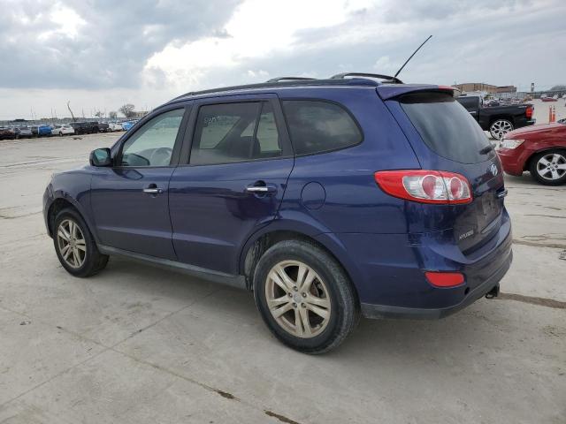 5NMSK4AG6AH364933 - 2010 HYUNDAI SANTA FE LIMITED BLUE photo 2