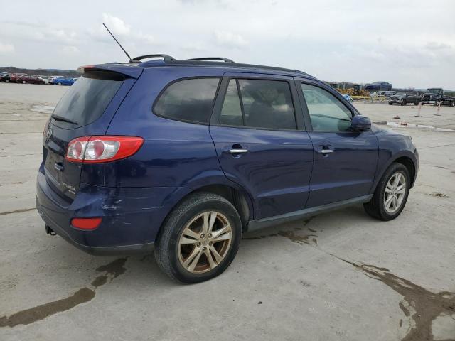 5NMSK4AG6AH364933 - 2010 HYUNDAI SANTA FE LIMITED BLUE photo 3