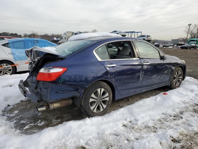 1HGCR2F34DA148170 - 2013 HONDA ACCORD LX BLUE photo 3