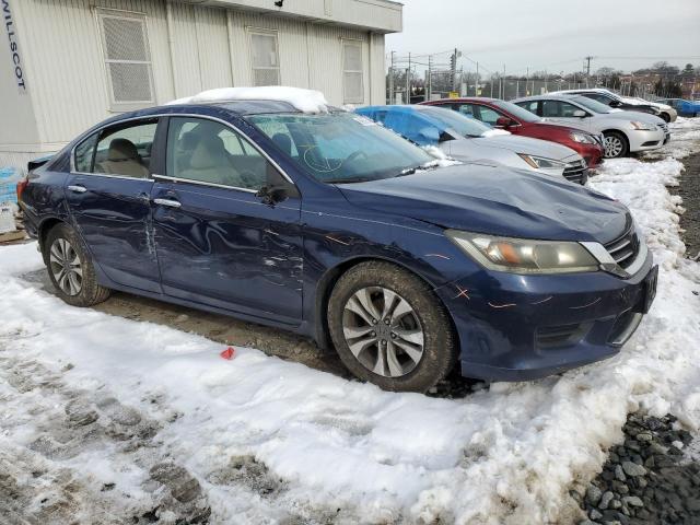 1HGCR2F34DA148170 - 2013 HONDA ACCORD LX BLUE photo 4