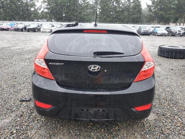 KMHCT5AE4EU182910 - 2014 HYUNDAI ACCENT GLS BLACK photo 6