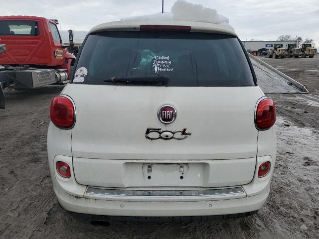 ZFBCFABH9EZ017566 - 2014 FIAT 500L EASY WHITE photo 6