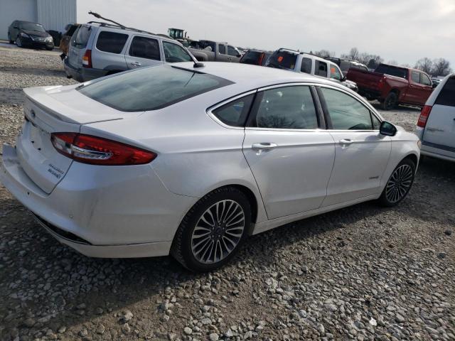 3FA6P0RU5HR220683 - 2017 FORD FUSION TITANIUM HEV WHITE photo 3