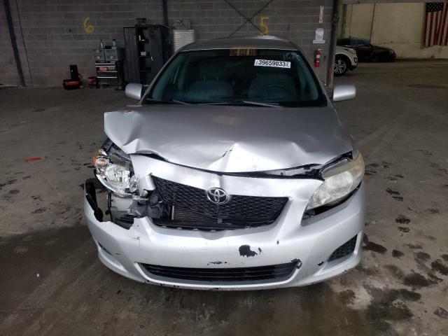 2T1BU40E09C012250 - 2009 TOYOTA COROLLA BASE SILVER photo 5
