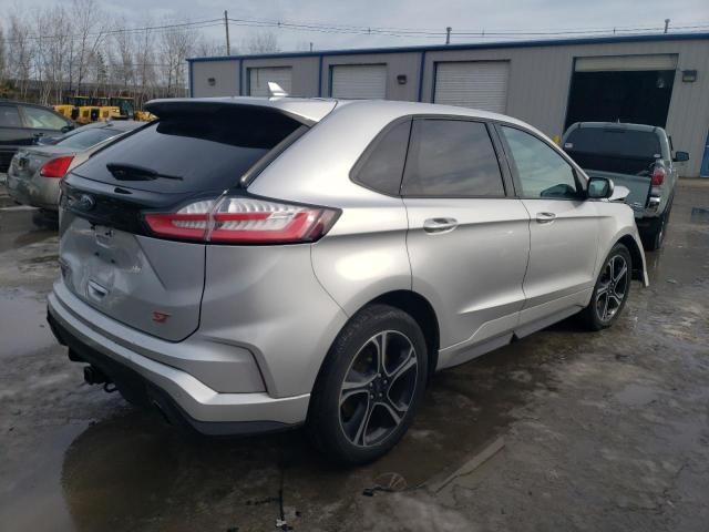 2FMPK4AP9KBC13473 - 2019 FORD EDGE ST SILVER photo 3