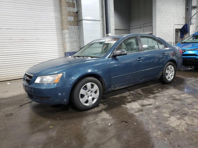 5NPET46C28H329318 - 2008 HYUNDAI SONATA GLS BLUE photo 1