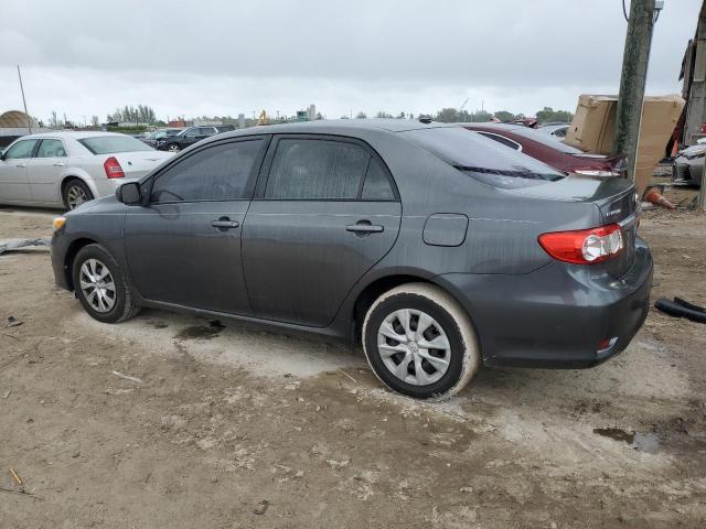 2T1BU4EE3BC542260 - 2011 TOYOTA COROLLA BASE GRAY photo 2