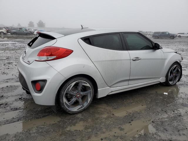 KMHTC6AE0DU173187 - 2013 HYUNDAI VELOSTER TURBO SILVER photo 3