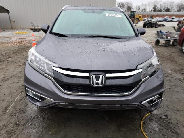 2HKRM3H75FH547887 - 2015 HONDA CR-V EXL GRAY photo 5