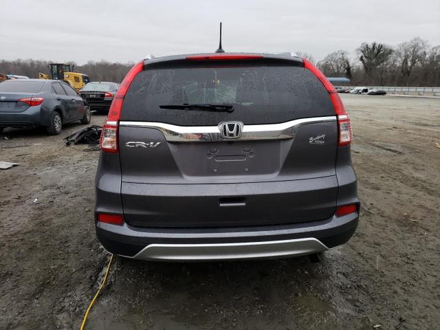 2HKRM3H75FH547887 - 2015 HONDA CR-V EXL GRAY photo 6