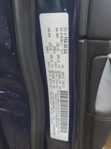 1C4RJFJG8HC947865 - 2017 JEEP GRAND CHER SUMMIT Կապույտ լուսանկար 13