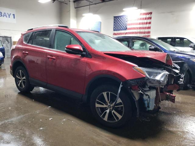 2T3WFREV7HW324958 - 2017 TOYOTA RAV4 XLE RED photo 4