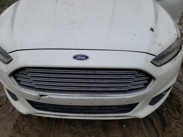 1FA6P0H70E5371988 - 2014 FORD FUSION SE WHITE photo 11