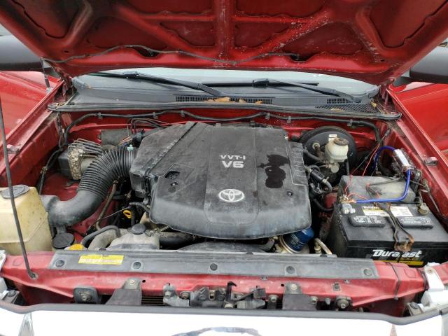 3TMJU62N39M075807 - 2009 TOYOTA TACOMA DOUBLE CAB PRERUNNER RED photo 11