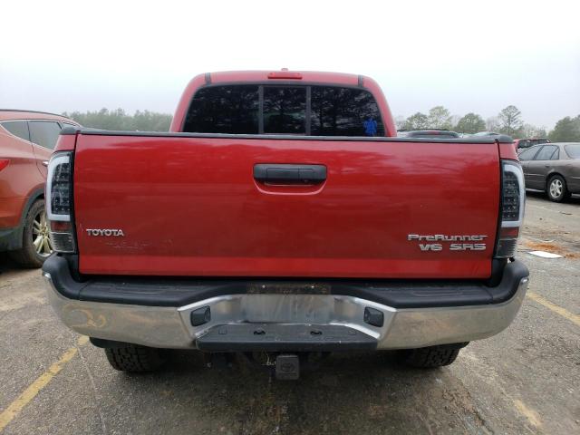 3TMJU62N39M075807 - 2009 TOYOTA TACOMA DOUBLE CAB PRERUNNER RED photo 6