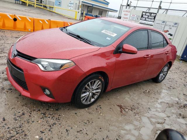 5YFBURHE7FP181176 - 2015 TOYOTA COROLLA L RED photo 1