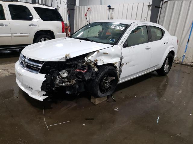 1B3BD4FB6BN578205 - 2011 DODGE AVENGER EXPRESS WHITE photo 1