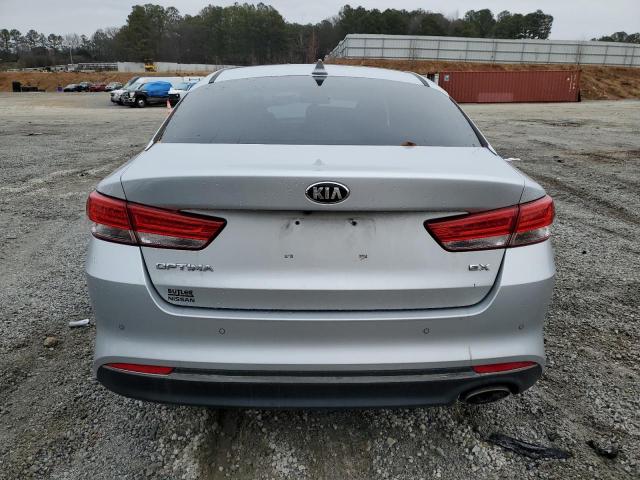 5XXGU4L35JG261429 - 2018 KIA OPTIMA EX SILVER photo 6