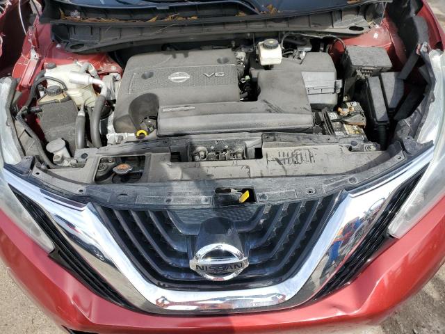 5N1AZ2MG3JN174044 - 2018 NISSAN MURANO S BURGUNDY photo 12