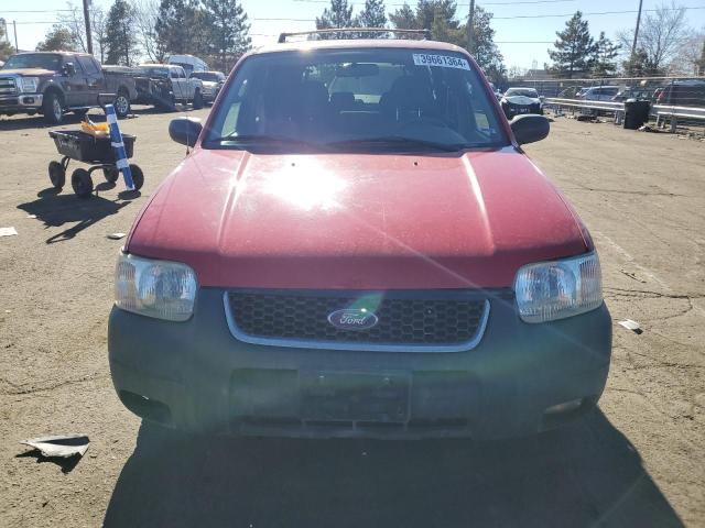 1FMYU04112KB54522 - 2002 FORD ESCAPE XLT RED photo 5