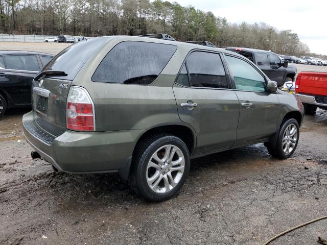 2HNYD18826H504037 - 2006 ACURA MDX TOURING GREEN photo 3