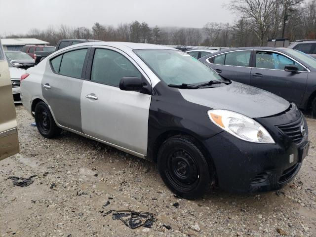 3N1CN7AP4EL849788 - 2014 NISSAN VERSA S SILVER photo 4