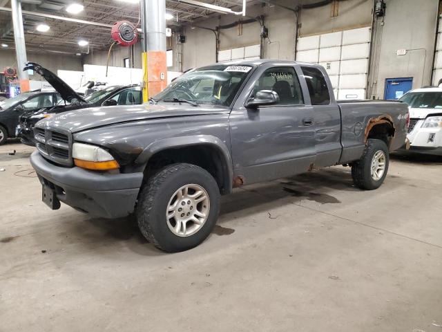 1D7HG12X43S248068 - 2003 DODGE DAKOTA SXT GRAY photo 1