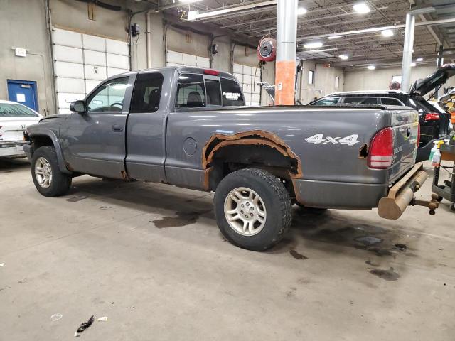 1D7HG12X43S248068 - 2003 DODGE DAKOTA SXT GRAY photo 2